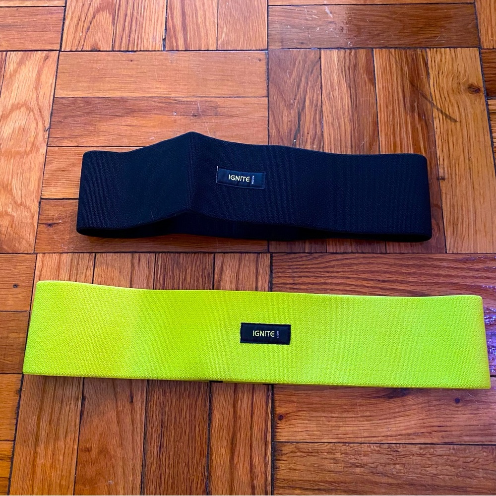 Set of Two Ignite Resistance Bands for Working Out